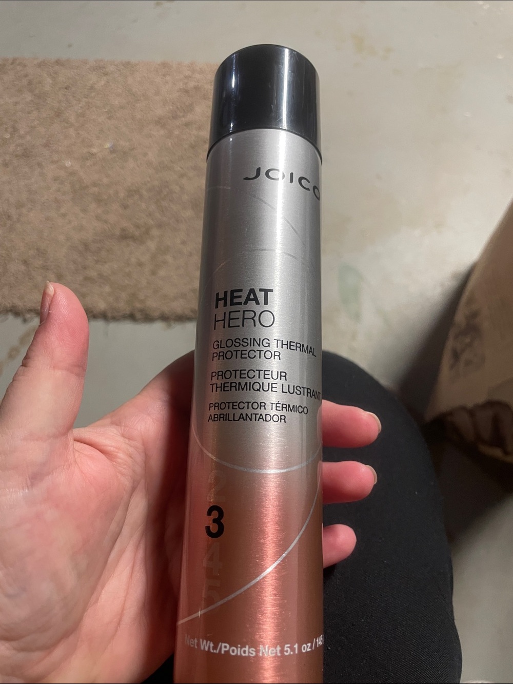 Joico Heat Hero Glossing Thermal Protector - Silver and Rose Gold